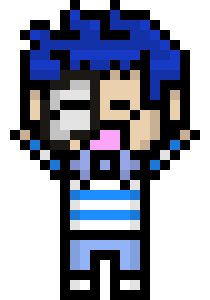 danganronpa pixel sprite base