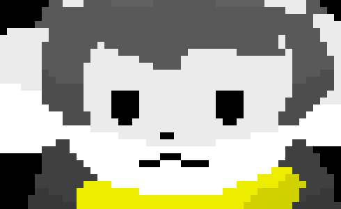 [a34ade] [The Temmie Waits for them to attack, CHECKing them would be a good idea right now..]