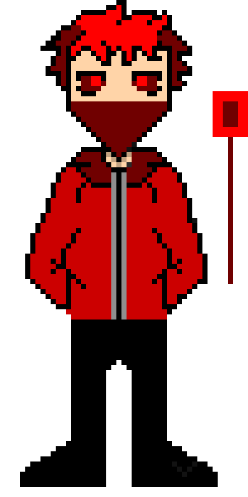 [c7be58] i atempted to make a Alastor version of Psycho how did i do???