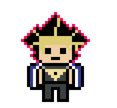 [c5d409] Yami yugi pixel sprite base