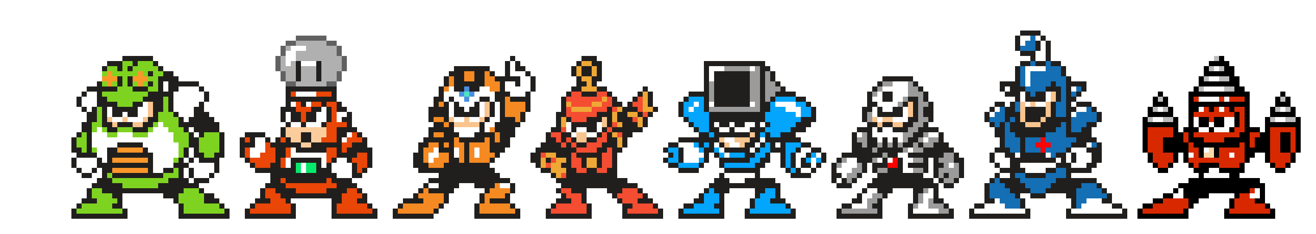 [55915b] Mega man 4 Robot Masters