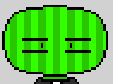 [258281] (a vine holding a bag appears next to him) fine (he puts money in the bag)(the vine goes and pays for his stuff). -Ez