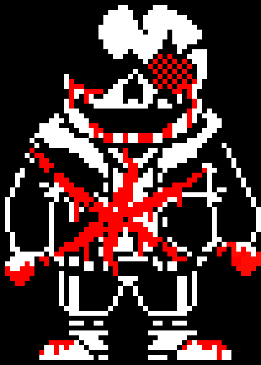 [bf055b] Undertale Last Breath Sans phase 5 Attack 3 (Fan art)