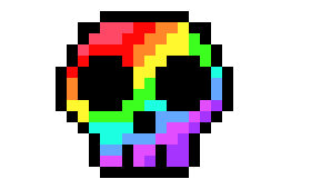 [9664c4] Skull - Colored
