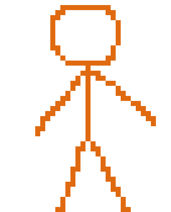 [ece42e] stick man