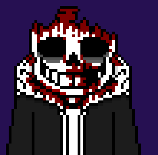[b63bdb] *slashes the Terror's back a bunch, then fires blasters at him as bones go flying at Terror*
