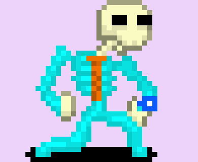 [05b0c1] *He walks in, swiping the dust off of his suit.*