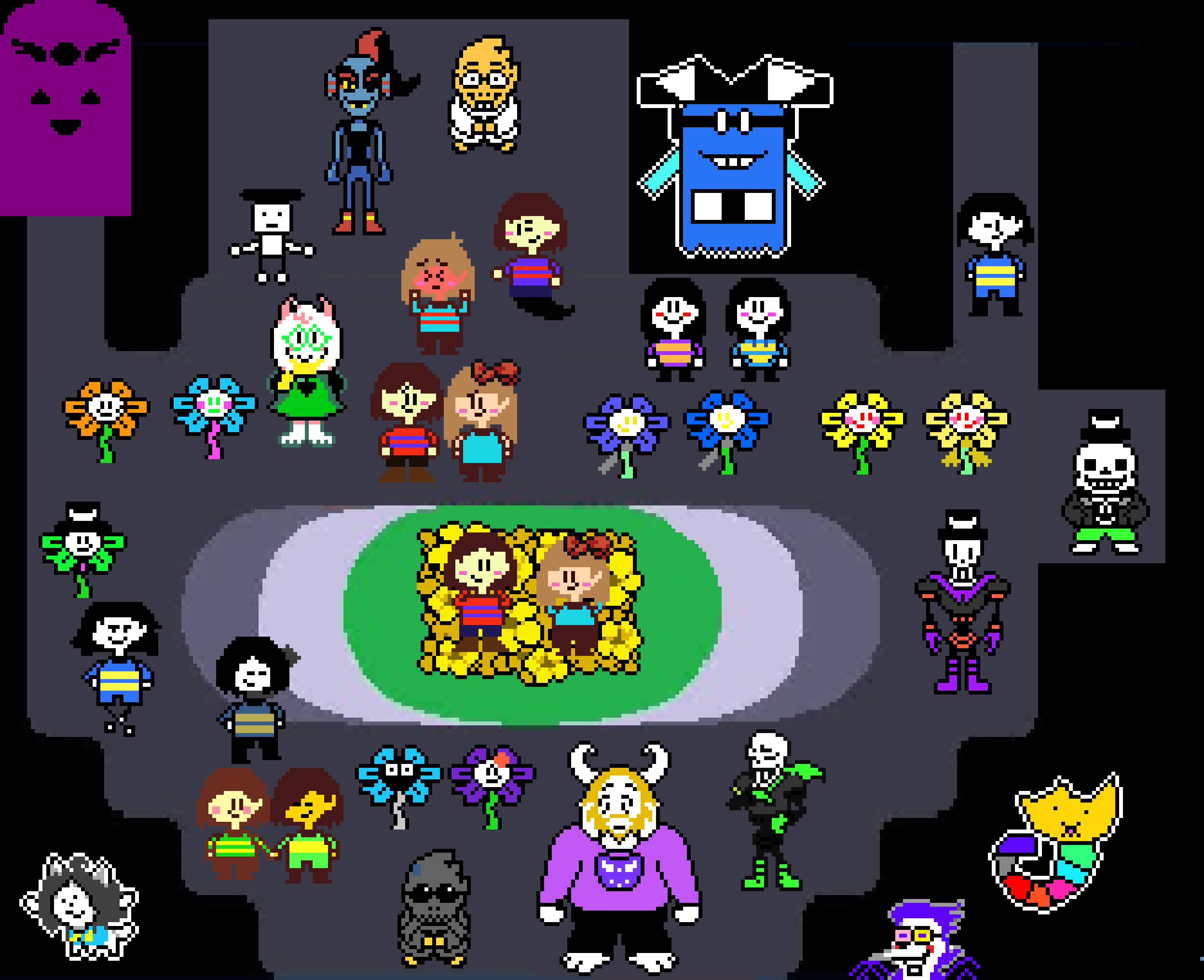 [b0c68d] Hellspawntale/Swap/Fell: Tons of friendly faces