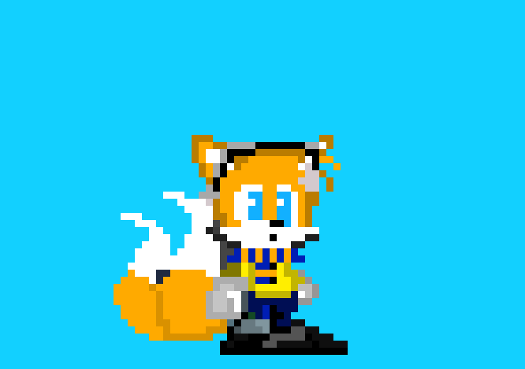 [c7c89d] Cute Winter fox!