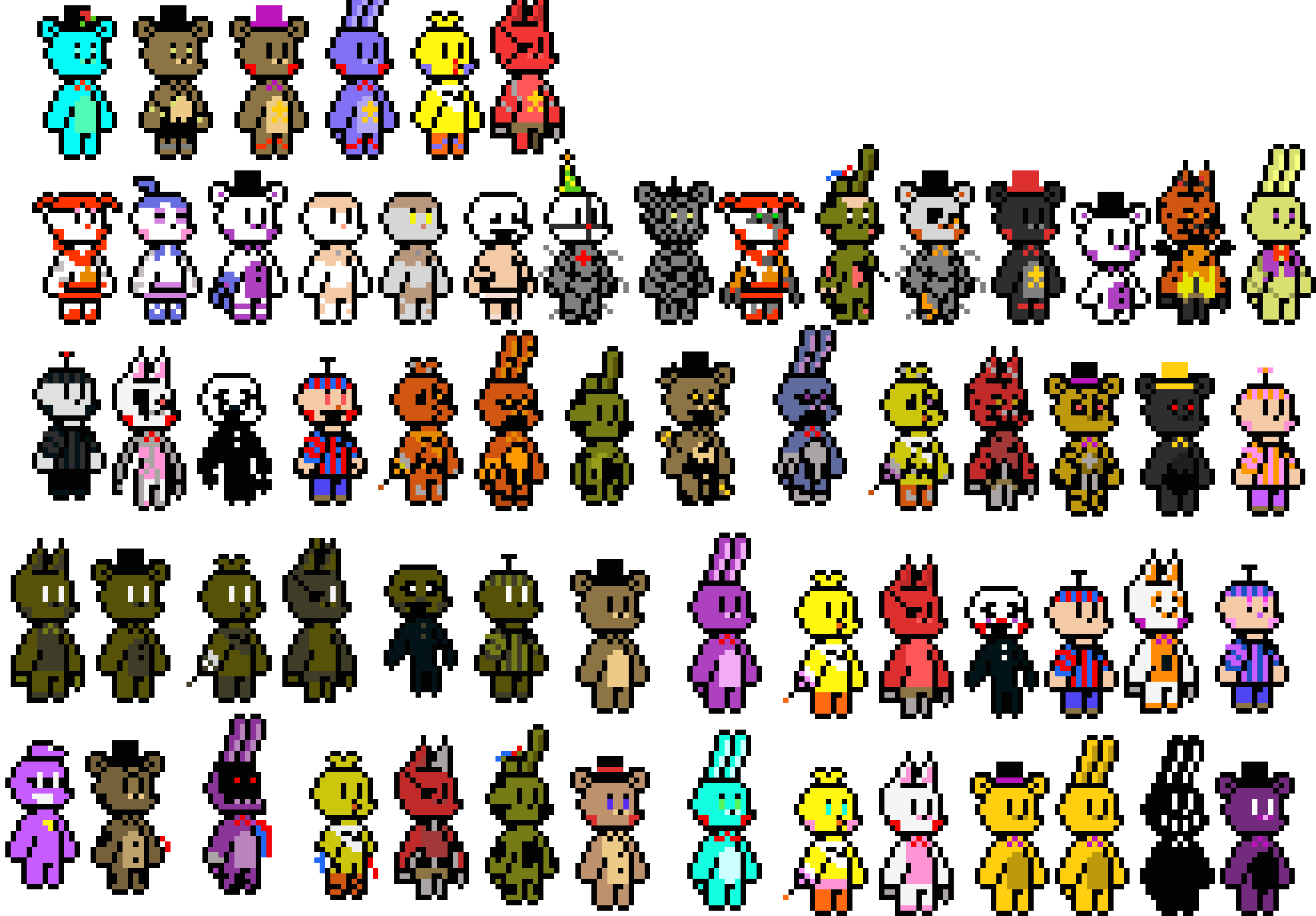 Chibimatronic full sheet.-T