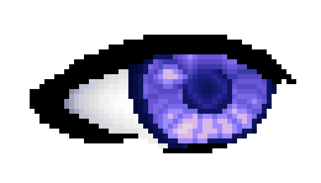 [33cb67] Purple eye