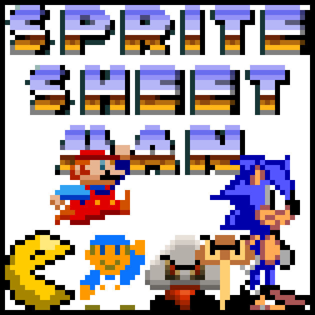 [7499ca] sprite sheet man logo
