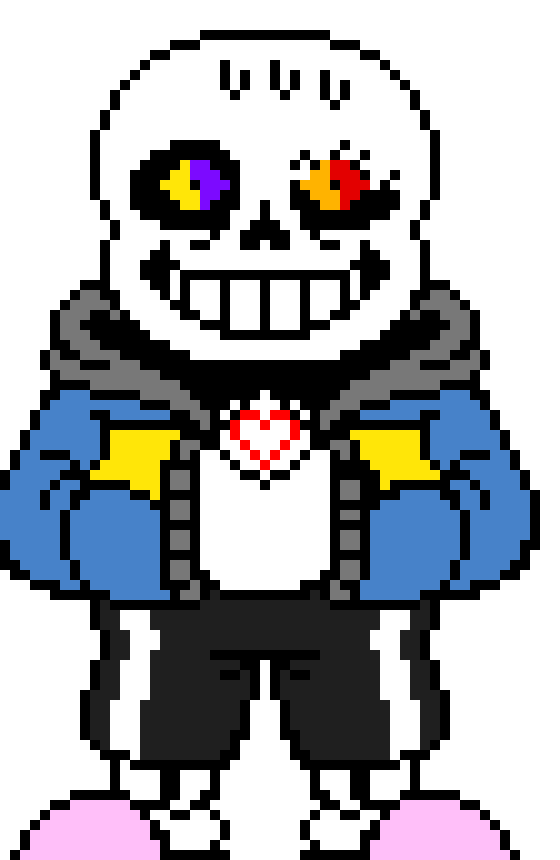 [58fd2b] Undertale: Deals Of The Void Sans Sprite Phase 4 (Fused souls)