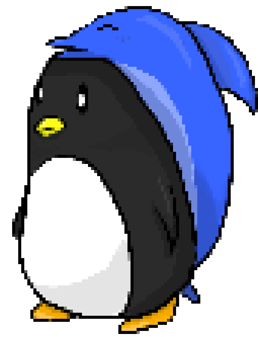 [797c63] いるかペンギン笑顔