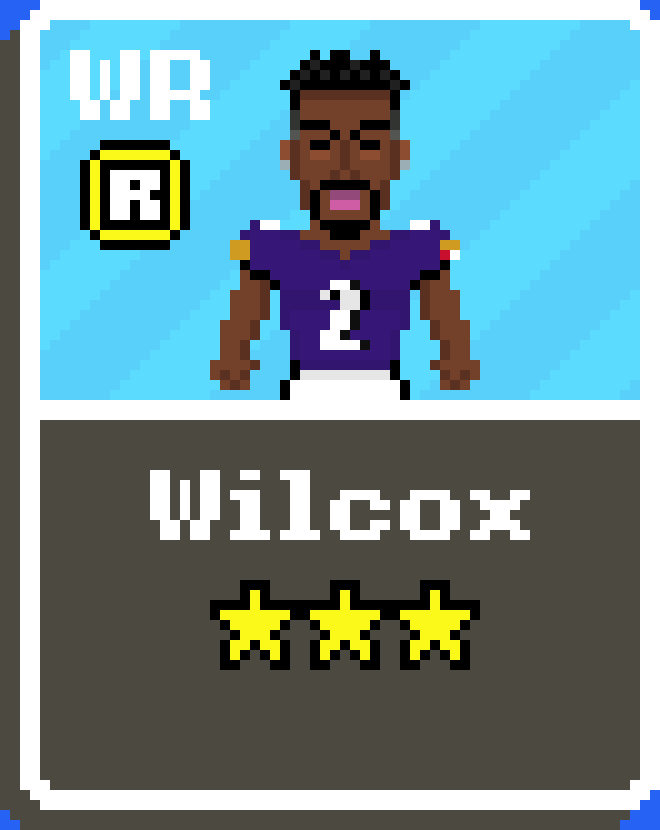 [e75a9c] Roy Wilcox Ravens Card