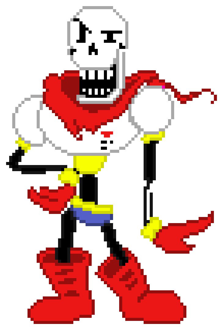 [1581da] Papyrus colored Battle sprite