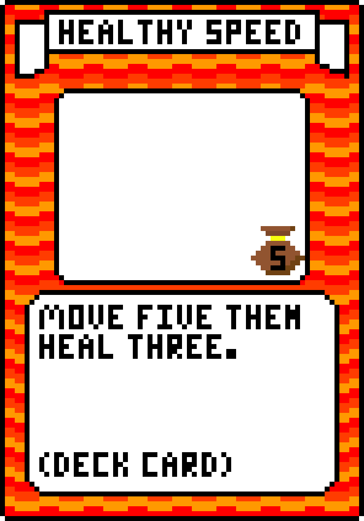 Fire Healthy Speed Card