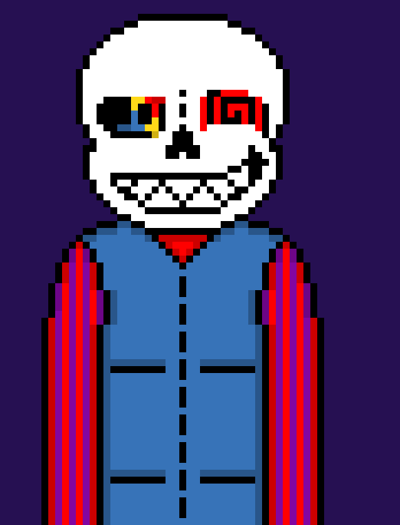 [71fafd] *drops Cherry and picks up Sans* hello child