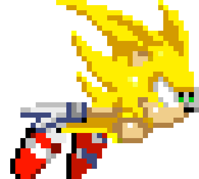 Super Sonic Sonic mania version 1