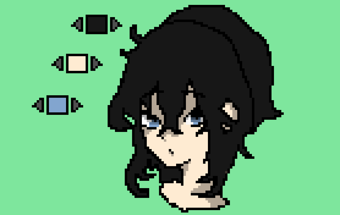 [ff4860] character 1 v1.0..black