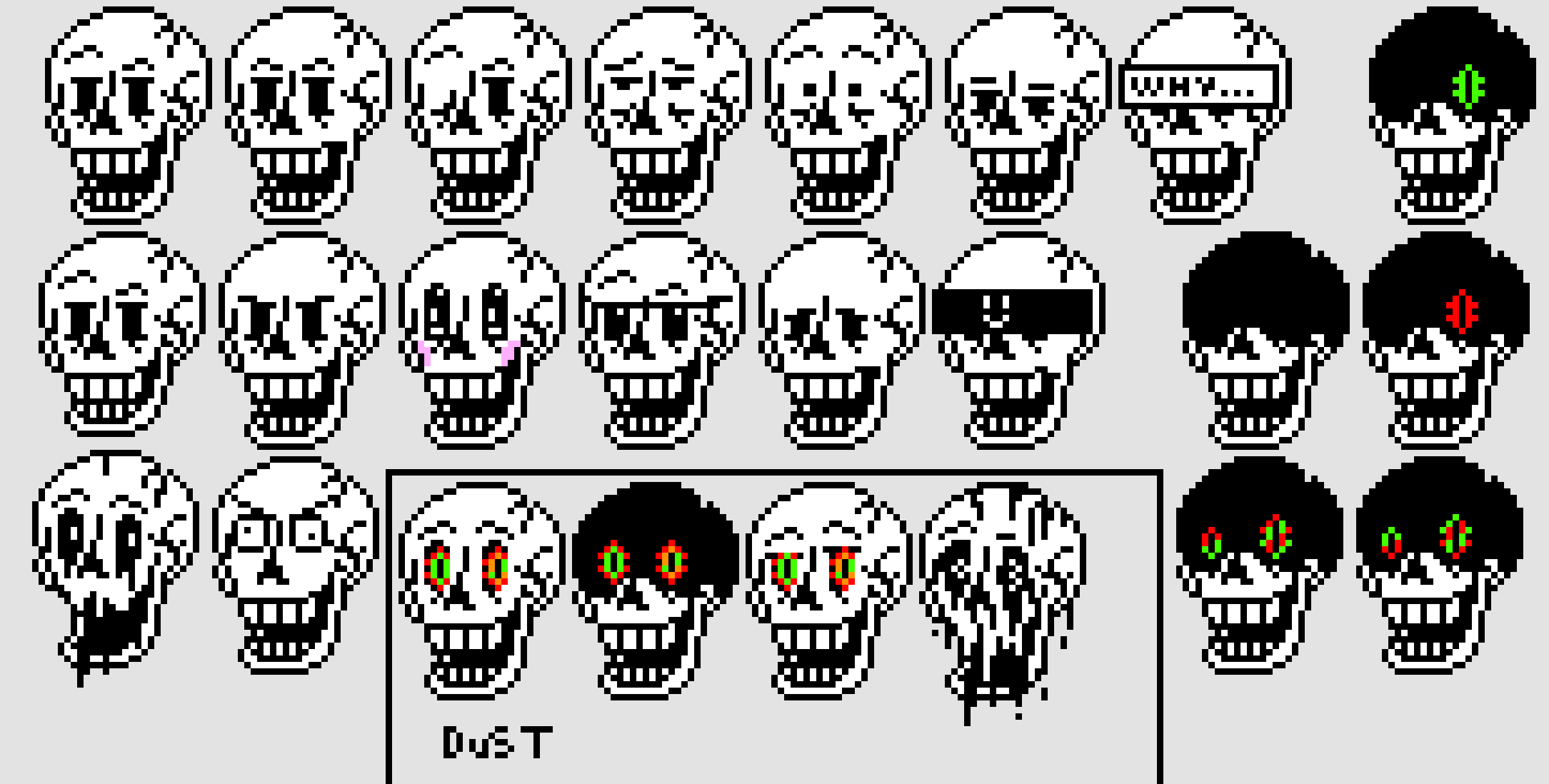 [95be89] UnderMAD / MADDUSTBELIEF Papyrus face V1