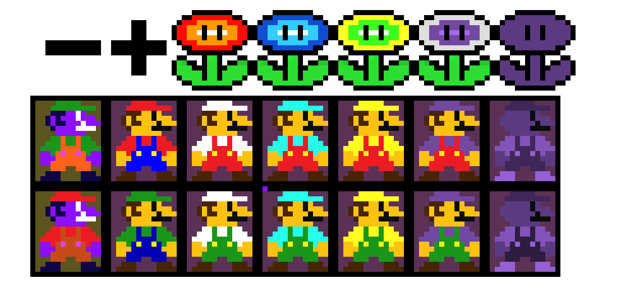 [0ef2c1] Mario flowers in 8-bit