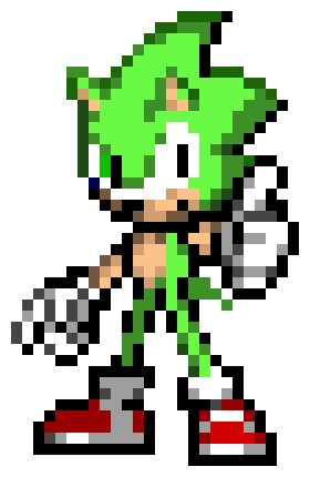 green Sonic Thumbs Up