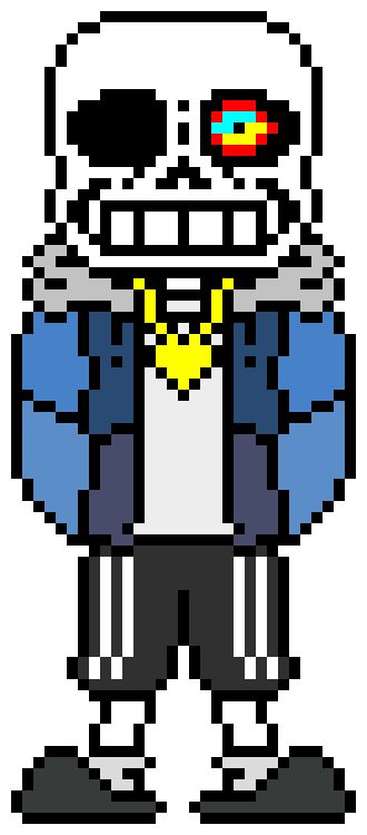[d6b045] AT Judgement: Fear... remember what Delete said? Fear Sans: Yep *They heal multi's blasters*