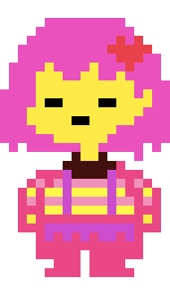 Frisk overworld sprite YoutubeTale (Bettina Levy)