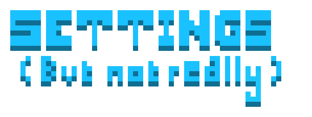 [de49d1] settings but not really