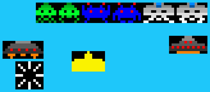 [b7800d] space invaders extreme