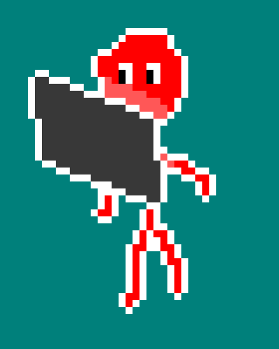 [4d484c] *floating in the air with a mini tv (in the lobby realm)*