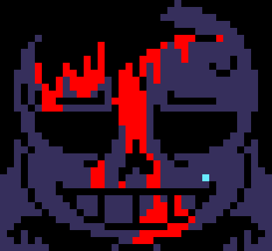 [7ce906] *(Demented just gazed at the sight of nature.) -HorrorTale Sans