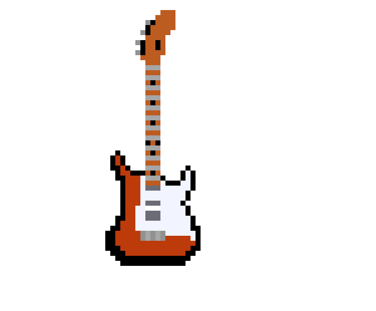 Guitar Pixel Art (good)