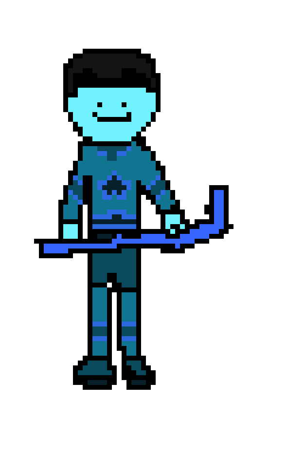 [9a2083] blue versionHockey Player