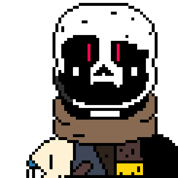 [b9de0d] *he blasts both fell and classic but gets distracted by the bones and blasters - ink 
