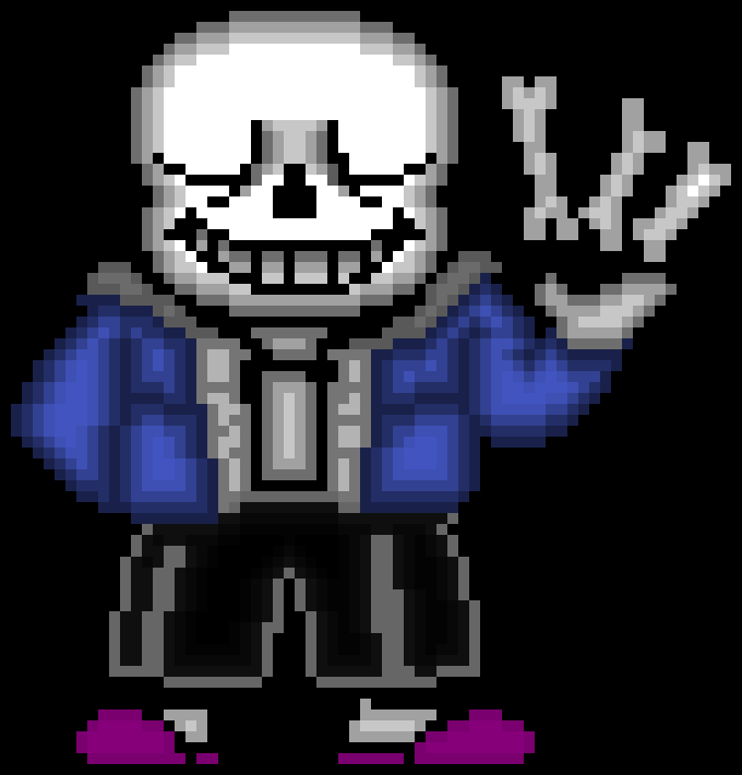 [670d58] Sans (Genocide-Bad Time) V2 (Eyes Closed) 
