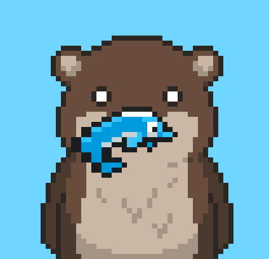 [4c3d3b] Otter Fish 6