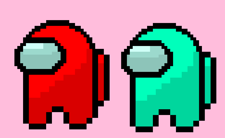 [acbc50] *mini cyan and red stare*