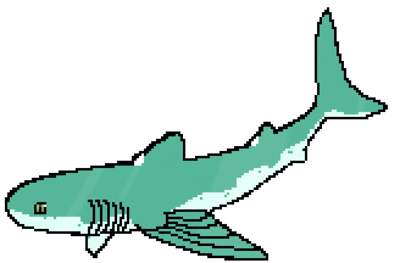 [0c686c] Cladoselache - Pixel