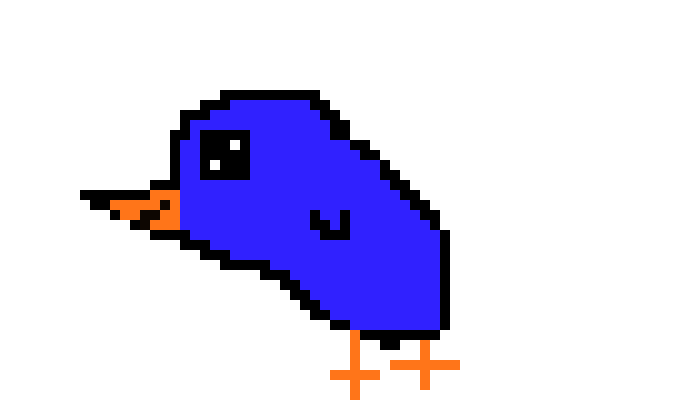 [703e27] baby blue bird