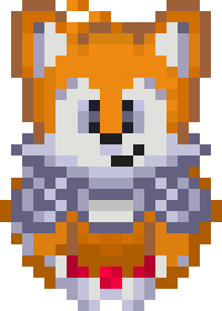 [9c5fa2] Tails Running Forward sprite 3