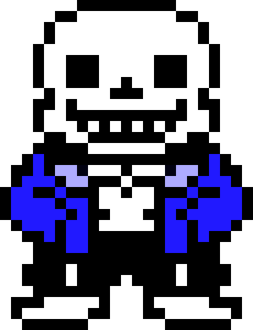 sans pixel art