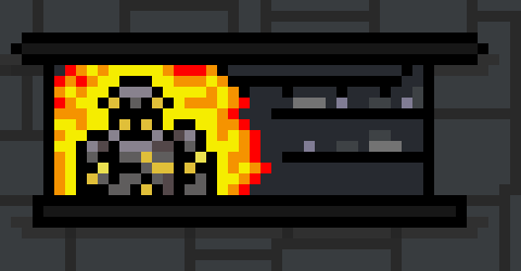 [32284a] "Ive been brainstorming ideas for weaponry that would help aid you, my first thought was "siege" from PGTD3 (Triple-wheel high power minigun that shoots out waves of fire upon reloading0 but then i realised it would probably  be too bulky and heavy for you to carry around."