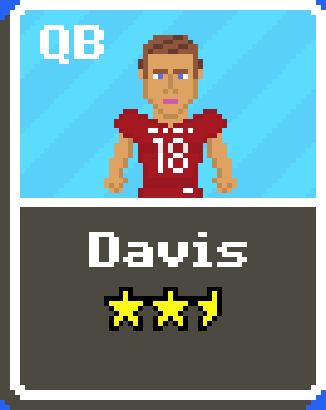 [5e30ef] Isiah Davis Cardinals Card