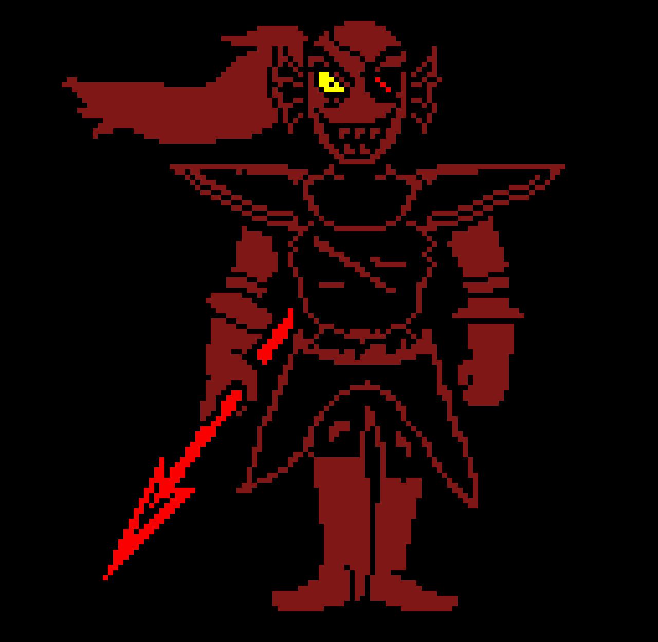 [5b44da] Undertale Undyne Sprite