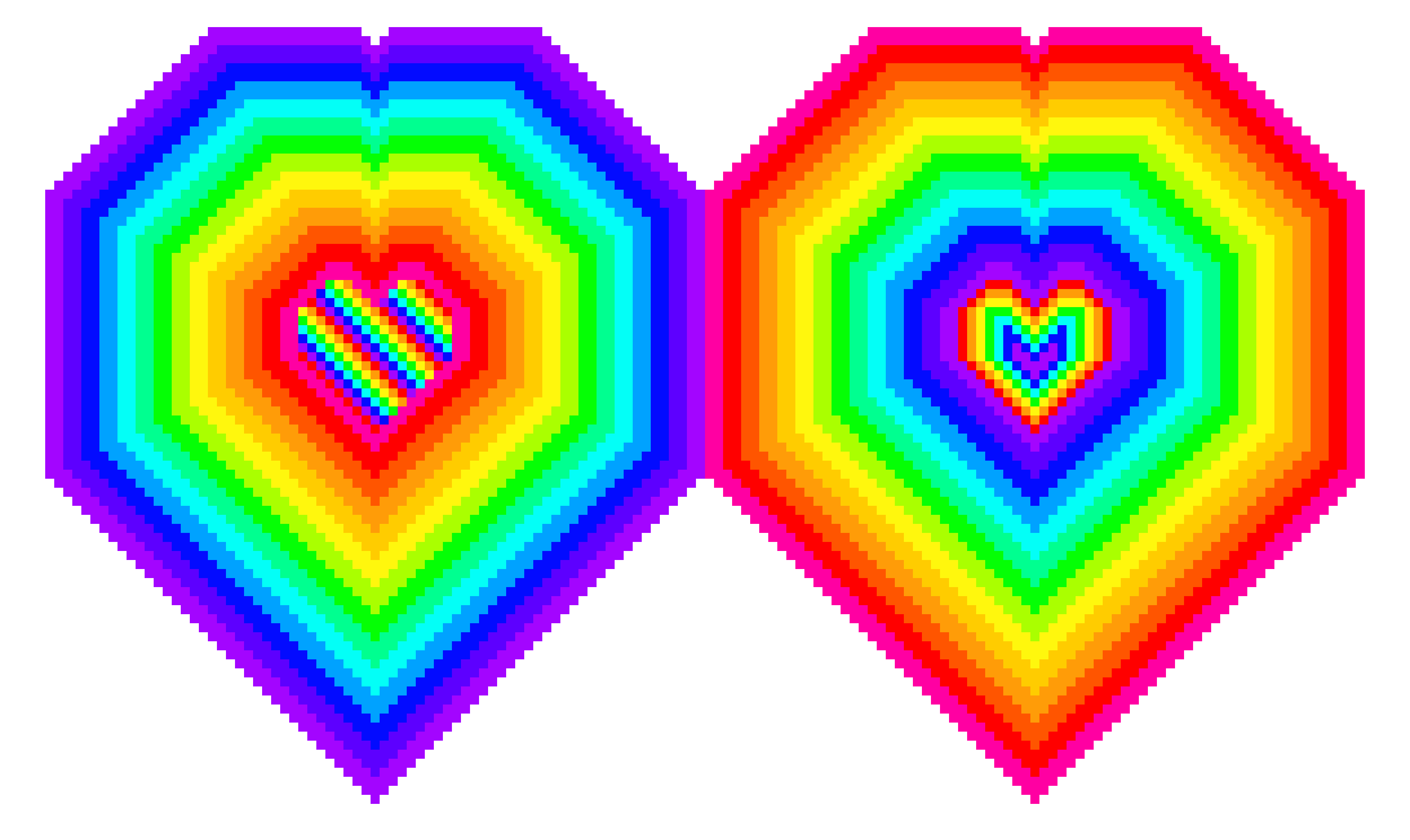 [9664c4] Rainbow Hearts
