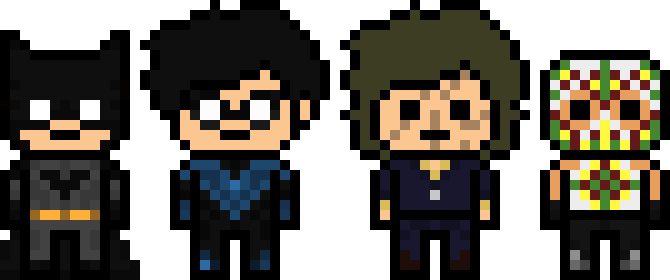 [fec244] danganronpa pixel sprite base