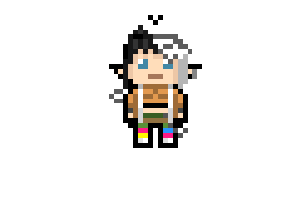 [855a49] danganronpa pixel haru