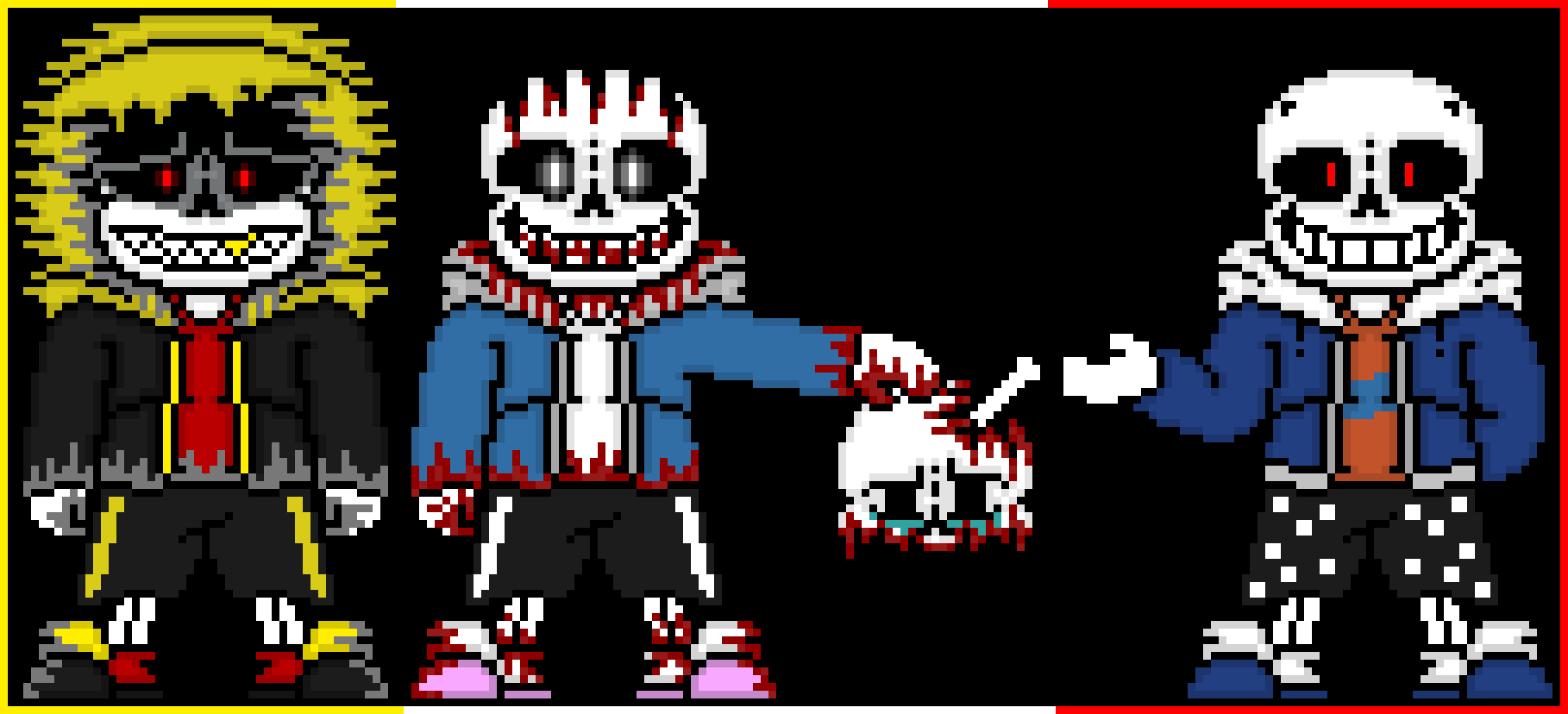 Murderers Altered Backup Triad (not the official name, i cant think of a good name) - Phase 1 - Comedic Murder and Hysteria